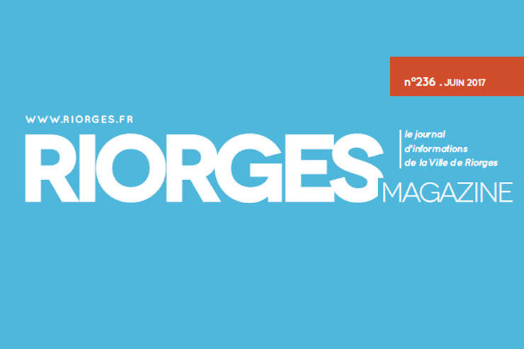 Le numéro d'été de Riorges Magazine est sorti