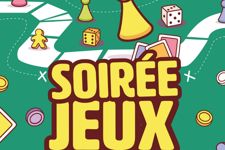 Soirée jeux (GRATUITE) - Vendredi 18 septembre