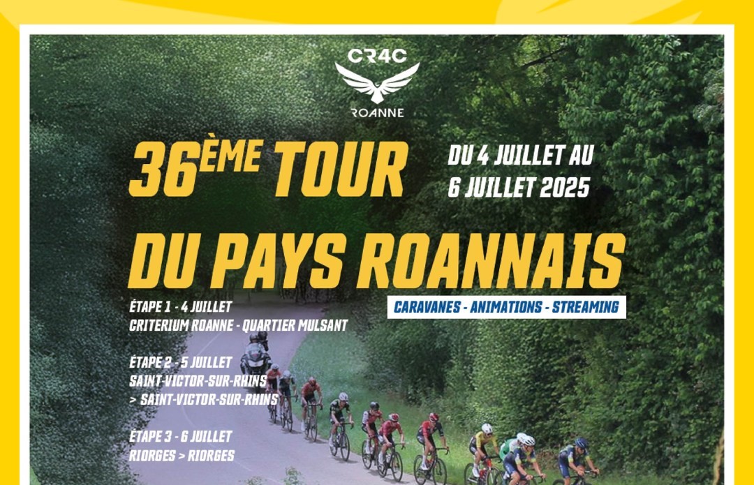 Riorges accueille le Tour du Pays Roannais